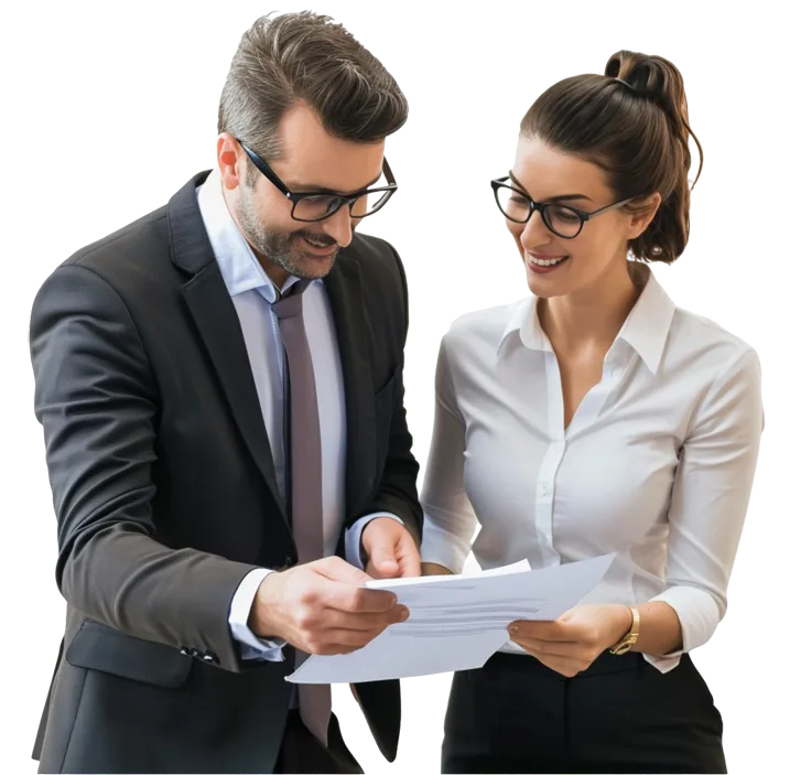 Reviewing legal documents together